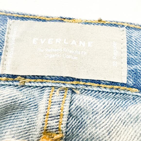 Everlane The Relaxed Straight Fit Organic Cotton Denim Jeans Button Fly Size 32 - Picture 6 of 9